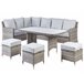 Beliani Conjunto longue LACONA Gris Oscuro
