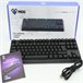 Teclado Mecánico TKL Gaming Teclas doble inyección QWERTY Español Negro