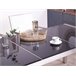 Beliani Mesa de jardín GROSSETO 90x180 Negro/ Gris