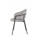 Pack de 2 sillas de comedor SHAUNI Gris Claro