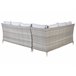 Beliani Conjunto longue LACONA Gris Oscuro