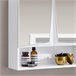 Armario de Pared con Espejo con 2 Puertas Estante BZR94-W SoBuy Blanco