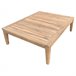 Conjunto de muebles de jardín acacia PANGKOR 4 asientos con cojines Gris