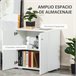 Aparador de Salón Melamina de Madera HOMCOM 70 Blanco