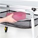 Aktive Mesa plegable camping aluminio antideslizante y desmontable altura ajustable c/red auxiliar Gris