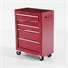 Carro de Herramientas Lámina de Acero HOMCOM 61 Rojo