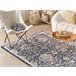 Beliani Alfombra de pelo corto MALISHKA 160x230 Azul