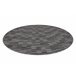 Alfombra LIBRA círculo  grafito 165 Rayas 100x100 Gris