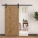 Kit de Accesorios para Puerta Corredera Acero de carbono HOMCOM 37 Negro