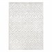 Alfombra SANTO sisal 58381 diamantes zigzag 200x290 Crema