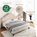 Marco de la cama Beige