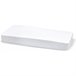 3 Bajeras ajustables de cuna 100% algodón Blanco