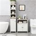 Mueble Auxiliar Baño Melamina de Madera kleankin Blanco
