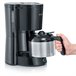 Cafetera con molinillo de goteo, jarra termo 1 L Severin KA 4814 - 1000 W Cafetera con molinillo de goteo, jarra termo 1 L Severin KA 4814 - 1000 W Negro