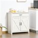 Aparador de Cocina MDF, Melamina de Madera HOMCOM, hogar - cocina Blanco