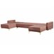 Beliani Sofá modular Terciopelo ABERDEEN Beliani Sofá modular Terciopelo ABERDEEN Rosa