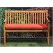 Beliani Cojín de asiento VIVARA 112x54 Rojo