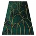 Alfombra EMERALD exclusivo 1016 glamour 200x290 Verde