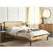 Beliani Cama con somier MDF ERVILLERS Marron