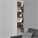 Estante esquinero zigzag mueble de almacaje 03_0005172 Nogal