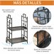 Soporte para Leña Metal Outsunny, hogar - climatización Negro