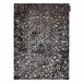 Alfombra DE LUXE moderna 2080 Ornamento vintage - Structural 200x290 Negro/ Gris