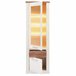 Vitrina alta 2 puertas y un cajón VERONA Blanco/ Madera