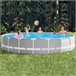 Piscina desmontable redonda intex gama prisma frame 549x122 cm con depuradora Gris