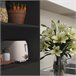 Alacena de Cocina MDF, Vidrio Templado HOMCOM, hogar - cocina Negro