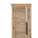 Alacena fabricada en madera maciza de mango con dos puertas centrales Marron