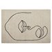 Beliani Alfombra de pelo corto BAYIR 140x200 Beige