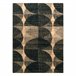 Alfombra de lana OMEGA FADO Geométrico jadeit 170x235 Verde
