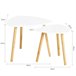 2 Mesitas de café FBT74-W SoBuy Blanco