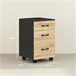 Cajonera de Oficina Melamina de Madera HOMCOM Marron