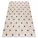 Alfombra FLUFFY 2370 shaggy puntos 140x190 Crema