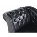 Beliani Chaise longue izquierdo Piel sintética NIMES Negro