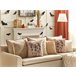 Beliani Cojín decorativo MORTESTI Beige