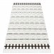 Alfombra SEVILLA Y611A conducción diamantes Franjas Bereber 240x330 Crema
