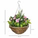 Planta Artificial PE, Mimbre, Espuma Outsunny, hogar - decoración Verde