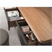 Consola rectangular, madera y acero 7171 Gris Oscuro