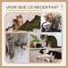 Árbol para Gatos Aglomerado de Madera, Poliéster, Sisal PawHut Gris
