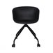 Silla de Escritorio con Ruedas Thinia Home Negro