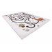 Alfombra FUN Game para niños juego de llama 140x190 Crema