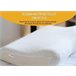Almohada Ergonómica Cervical Confort Plus con Funda de Bambú Blanco