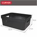 Curver Pack 6 cestas organizadoras Infinity 11L Gris