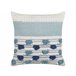 Beliani Cojín decorativo DATURA Azul Claro