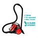 Aspirador de trineo EDM 700W tecnología multiciclónica sin bolsas A Rojo