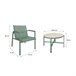 Acomoda Textil – Conjunto Jardín de 2 Sillones + Mesa Verde