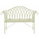 Beliani Banco Hierro MILAZZO 130x45 Verde