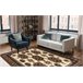 Alfombra BCF Morad ZEGARY relojes clásico 60x110 Marron